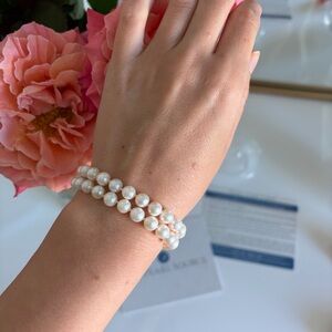 Pearl Source Double-Strand Bracelet